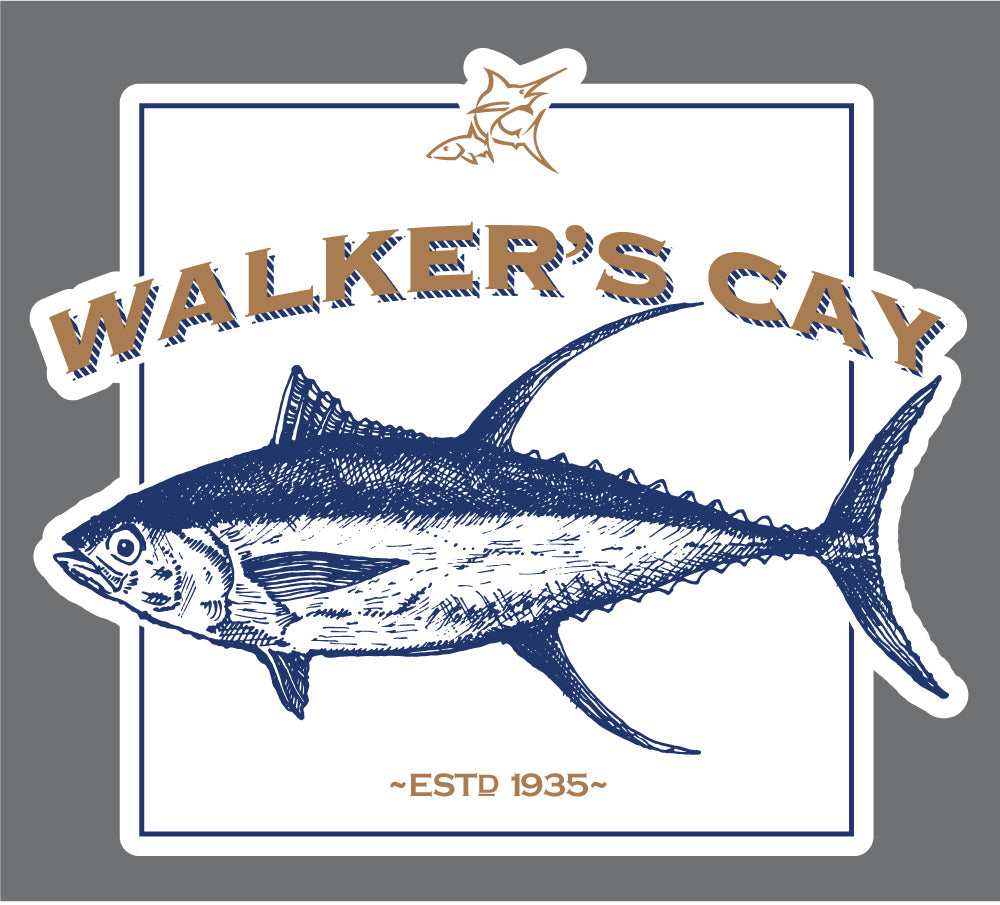 Walker's Cay Tuna Decal