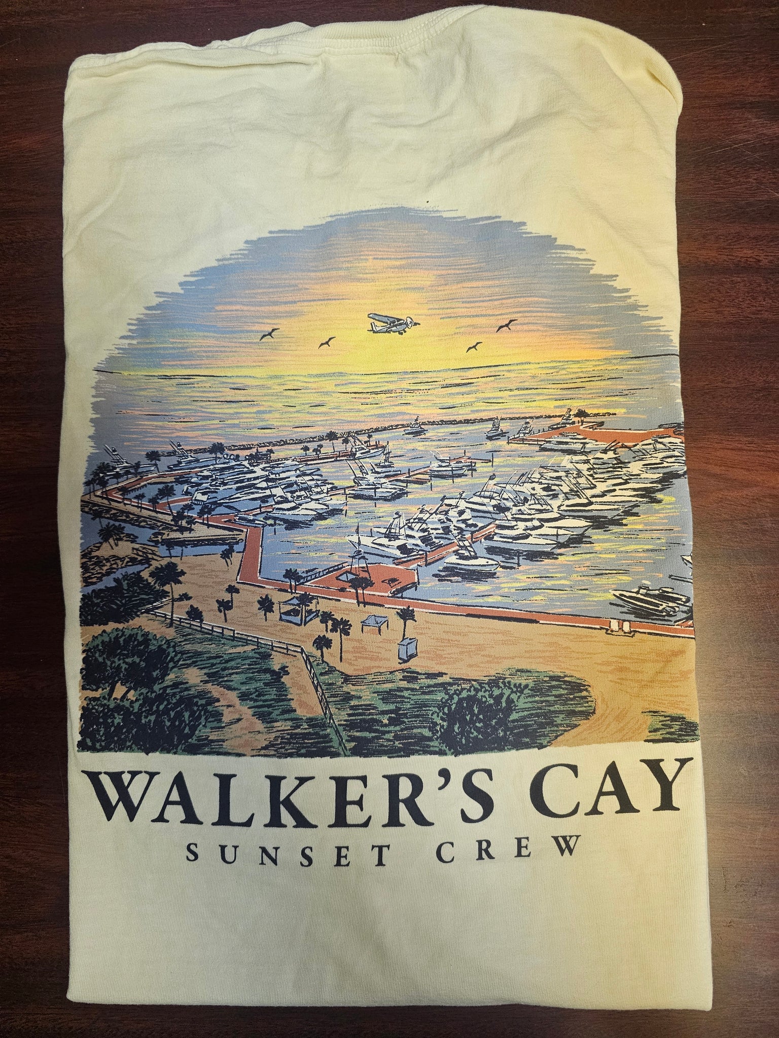 Walkers Cay Sunset  T-Shirt  Ivory